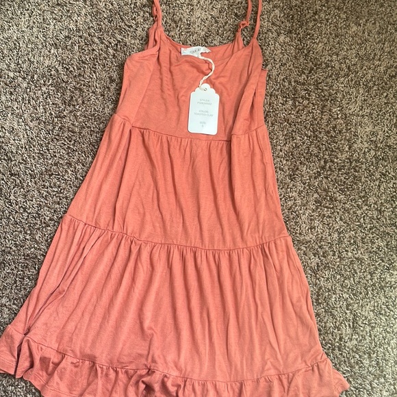 Pink Rose | Dresses | Small Peach Colored Mini Dress | Poshmark